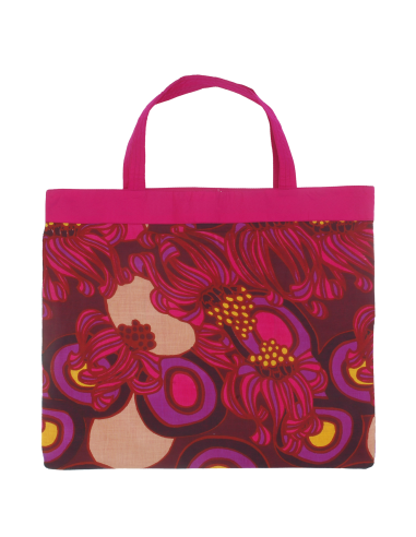 Sac pochette GELATI Prune/bord fuschia, coton