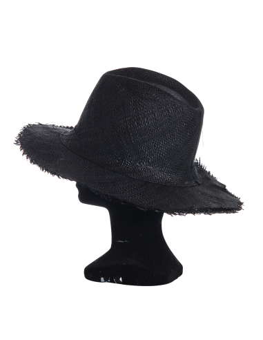 Chapeau Corsa rabane Noir frangé