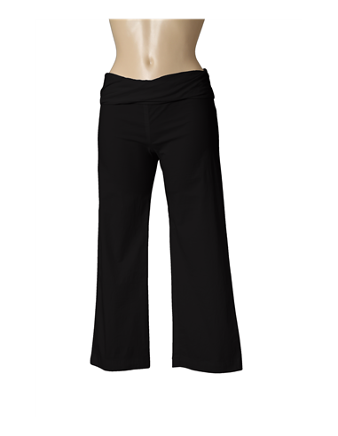 Pantalon Lycra Noir, ceinture à rouler (M-L-XL)