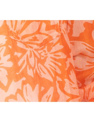 Paréo "Flowers Orange Sunset"coton 100x180cm