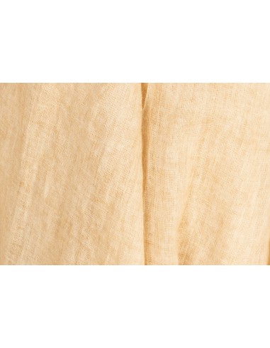 Pareo/Echarpe "Beige Dulce", washed, bords frangés, coton (180x110cm)