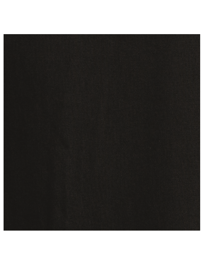 Robe longue droite "Noir" col V, viscose, SMLXL