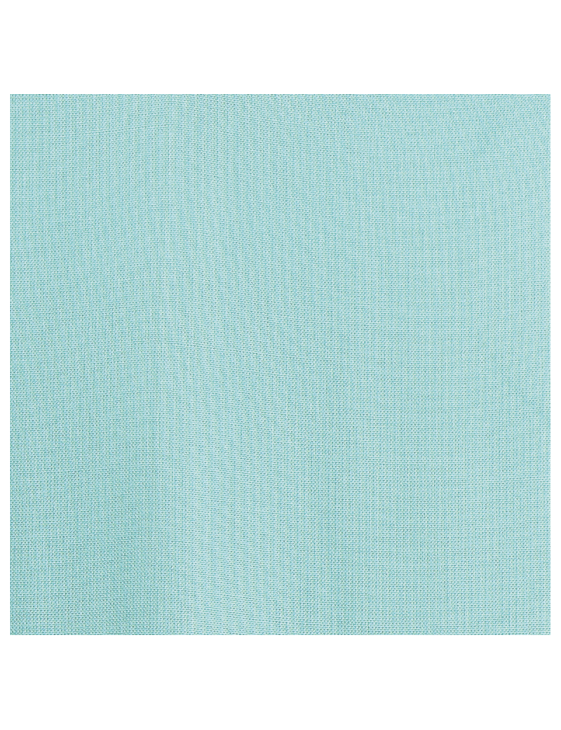 Robe longue droite "Bleu Caraibes" col V, viscose, SMLXL