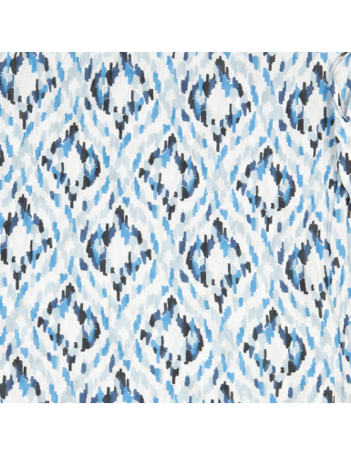 Bandana "Graphik bleu", coton,60x60