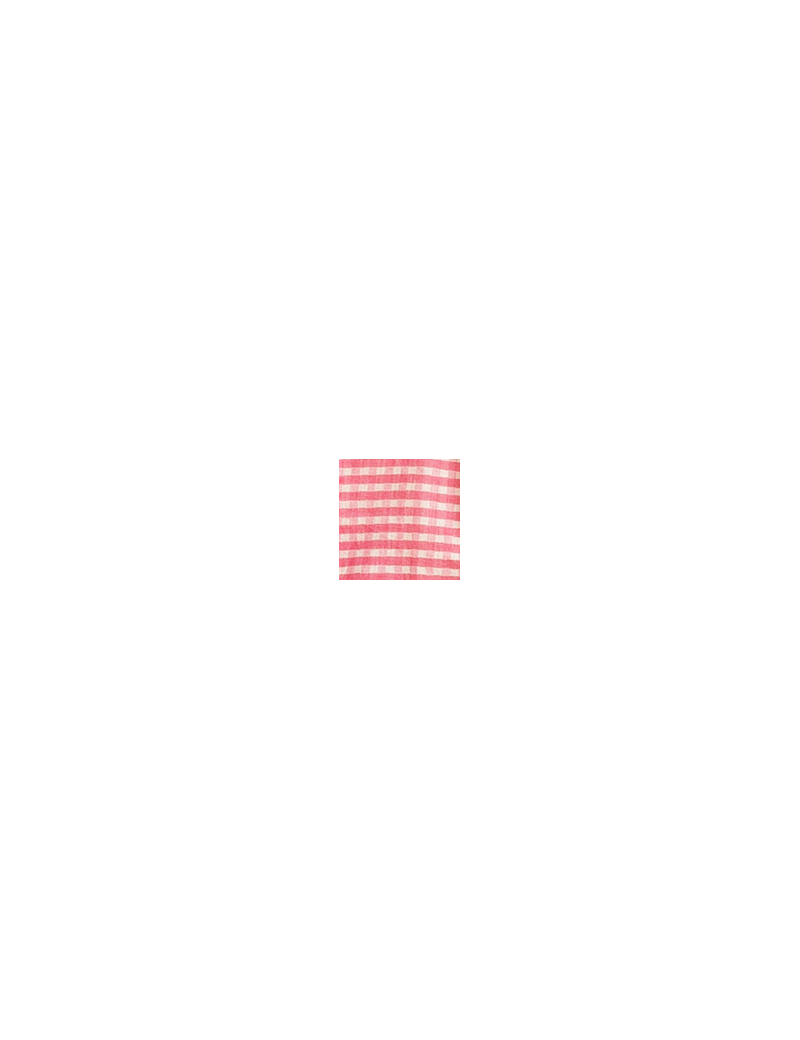 Bandana "Petit vichy rose", coton,60x60