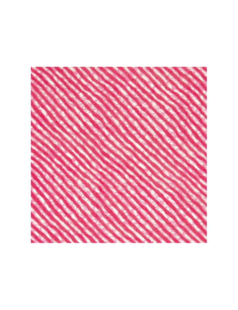 Bandana "Rose zébré", coton,60x60