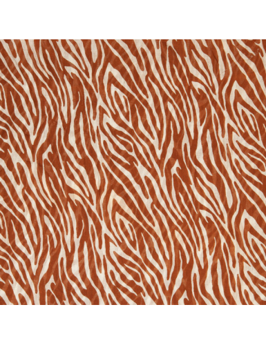 Paréo "Zebra ocre", coton,180x110cm