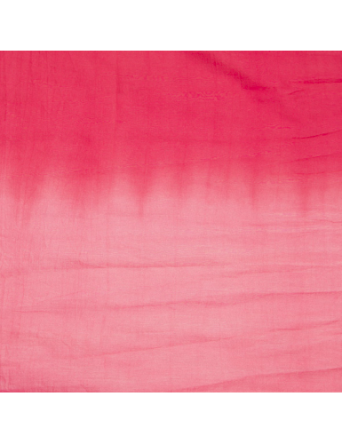 Paréo "Tie and dye rose", coton,180x110cm