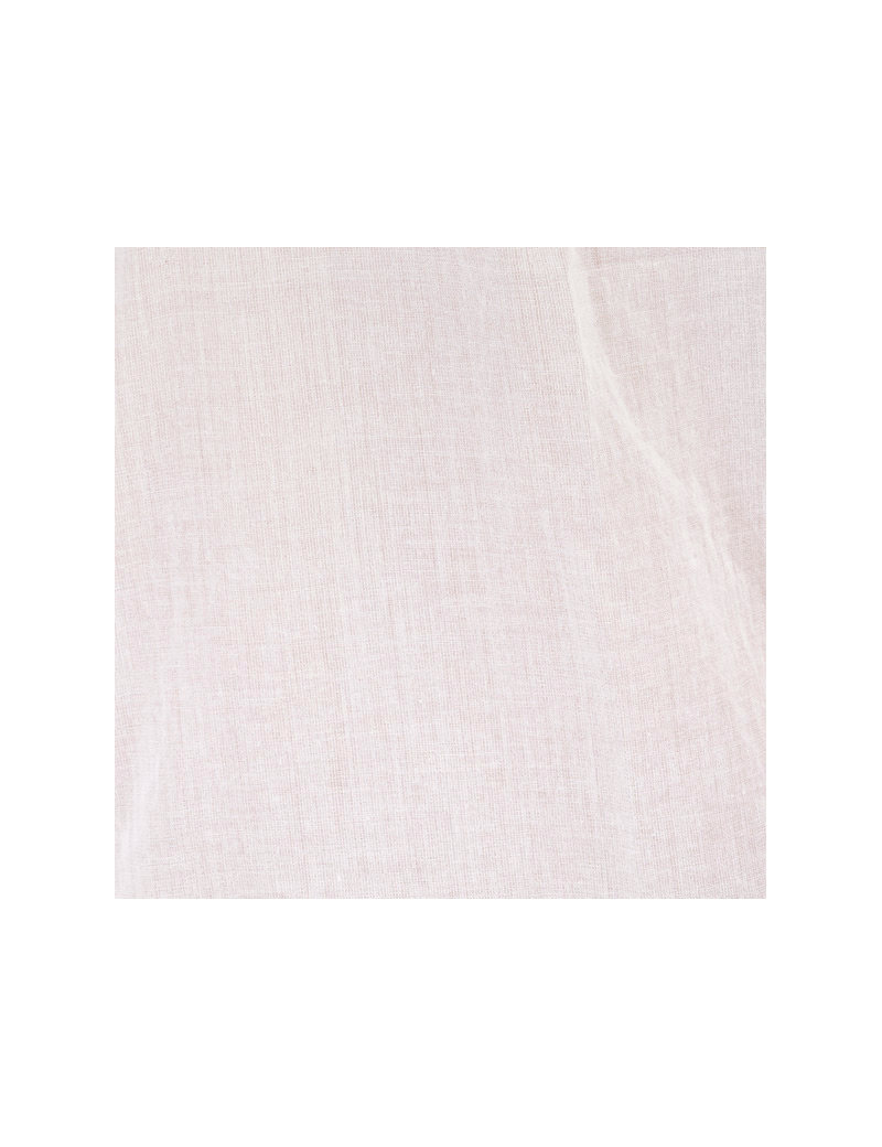 Pareo/Echarpe "Blanc Mexico" washed, bords frangés, coton (180x110cm)