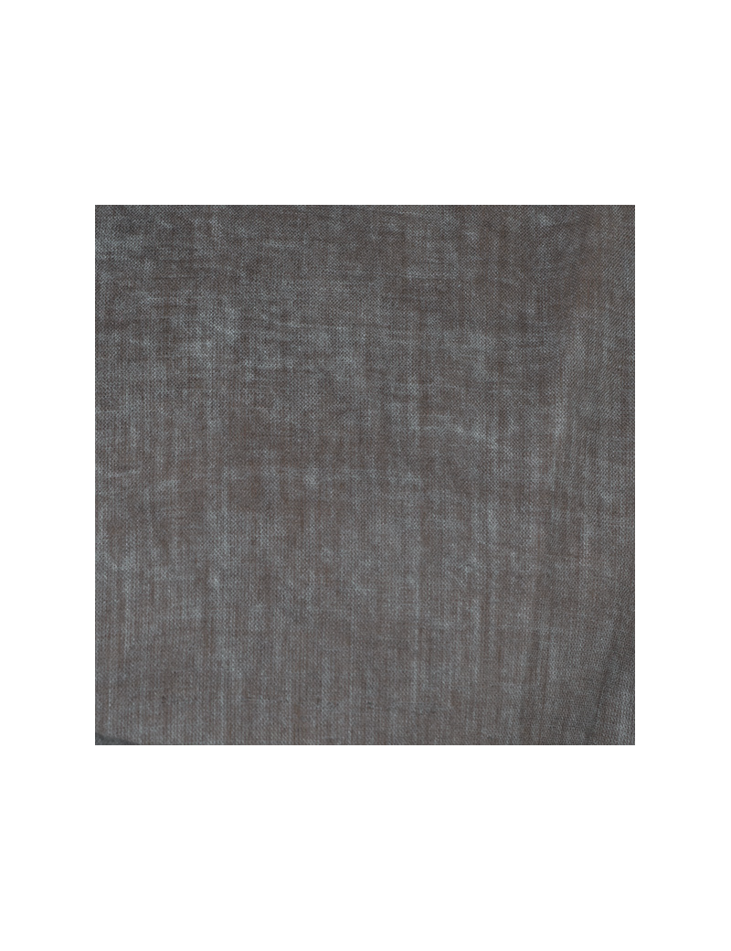 Pareo/Echarpe "Noir" washed, bords frangés, coton (180x110cm)