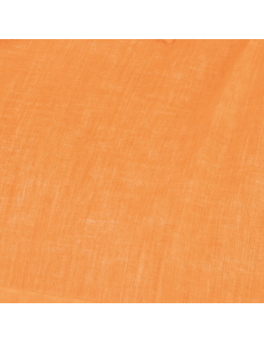 Pareo/Echarpe "Orange Pinata" washed, bords frangés, coton (180x110cm)