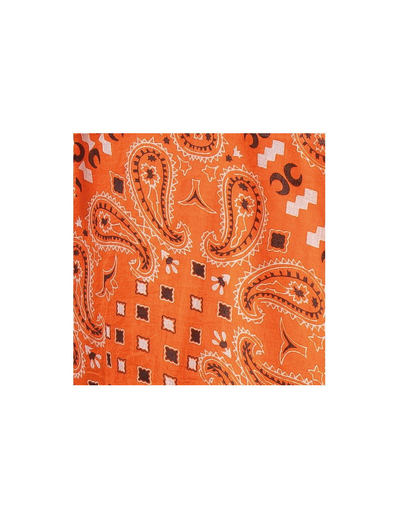 Bandana "Bandana Orange crepuscule" coton 60x60