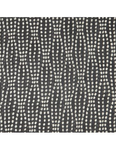 Bandana "Esther Noir", coton 60x60