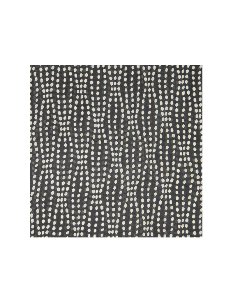 Bandana "Esther Noir", coton 60x60